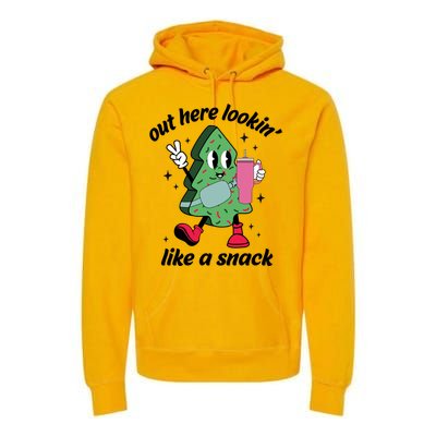 Out Here Lookin Like A Snack Stanley Tumbler Funny Christmas Gift Premium Hoodie