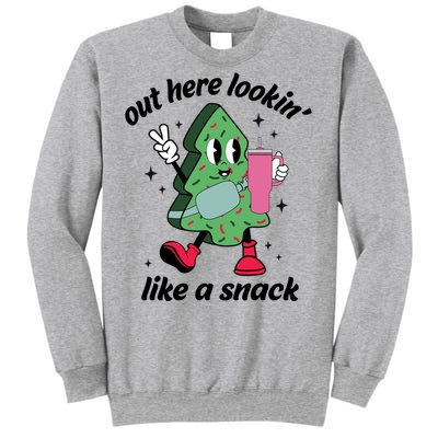 Out Here Lookin Like A Snack Stanley Tumbler Funny Christmas Gift Sweatshirt