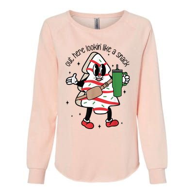 Out Here Lookin Like A Snack Gift Womens California Wash Sweatshirt