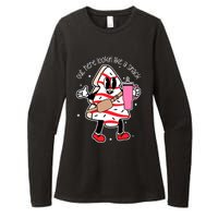 Out Here Looking Like A Snack Cute Boo Jee Xmas Trees Cakes Womens CVC Long Sleeve Shirt