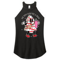 Out Here Looking Like A Snack Cute Boo Jee Xmas Trees Cakes Women's Perfect Tri Rocker Tank