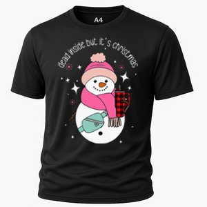 Out Here Looking Like A Snack Cute Boo Jee Xmas Snowman Cooling Performance Crew T-Shirt