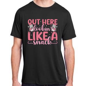 Out Here Looking Like A Snack Boujee Christmas Tree Cake  Adult ChromaSoft Performance T-Shirt