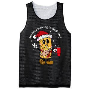 Out Here Looking Tamalicious Tis The Season For Tamales Mesh Reversible Basketball Jersey Tank