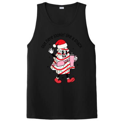 Out Here Lookin Like A Snack Boojee Christmas Tree Cake Cool Gift PosiCharge Competitor Tank