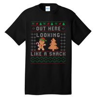 Out Here Looking Like A Snack Funny Christmas Cookie   Tall T-Shirt