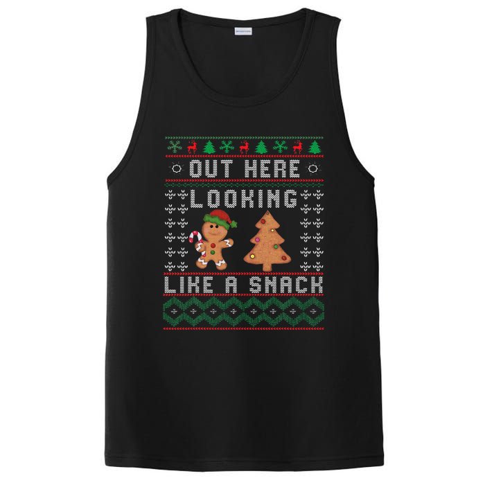 Out Here Looking Like A Snack Funny Christmas Cookie   PosiCharge Competitor Tank