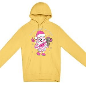 Out Here Looking Like A Snack Cute Boo Jee Xmas Trees Cakes Premium Pullover Hoodie