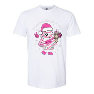 Out Here Looking Like A Snack Cute Boo Jee Xmas Trees Cakes Softstyle CVC T-Shirt