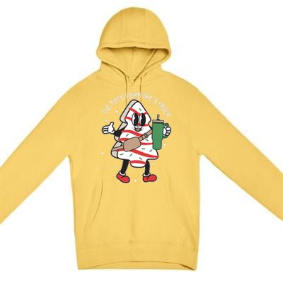 Out Here Looking Like A Snack Cute Boo Jee Xmas Trees Cakes Premium Pullover Hoodie