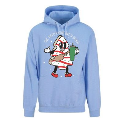 Out Here Looking Like A Snack Cute Boo Jee Xmas Trees Cakes Unisex Surf Hoodie