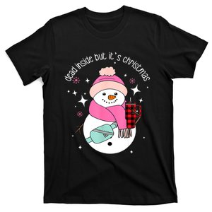 Out Here Looking Like A Snack Cute Boo Jee Xmas Snowman T-Shirt