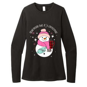 Out Here Looking Like A Snack Cute Boo Jee Xmas Snowman Womens CVC Long Sleeve Shirt