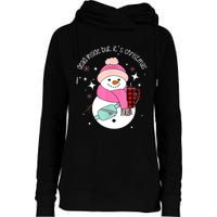 Out Here Looking Like A Snack Cute Boo Jee Xmas Snowman Womens Funnel Neck Pullover Hood