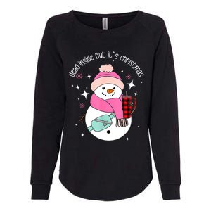 Out Here Looking Like A Snack Cute Boo Jee Xmas Snowman Womens California Wash Sweatshirt