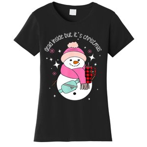 Out Here Looking Like A Snack Cute Boo Jee Xmas Snowman Women's T-Shirt