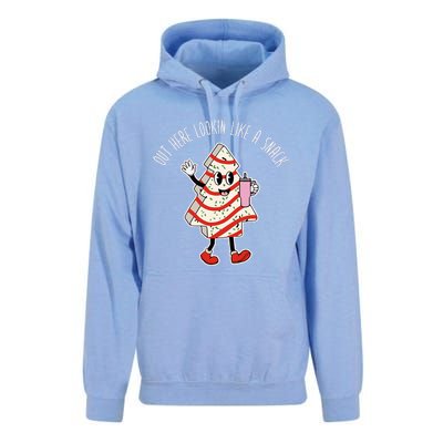 Out Here Looking Like A Snack Groovy Boo Jee Christmas Tree  Unisex Surf Hoodie