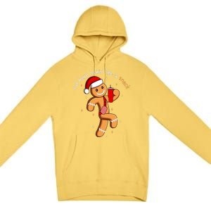 Out Here Looking Like A Snack Funny BouJee Xmas Gingerbread  Premium Pullover Hoodie