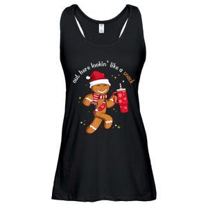 Out Here Looking Like A Snack Boujee Christmas Gingerbread Ladies Essential Flowy Tank