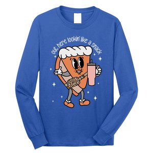 Out Here Looking Like A Snack Cute Boo Jee Xmas Trees Cakes Great Gift Long Sleeve Shirt