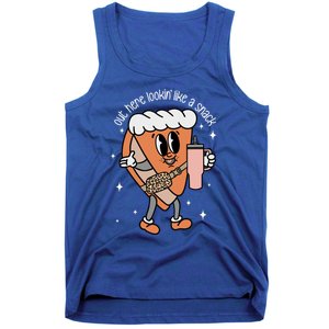 Out Here Looking Like A Snack Cute Boo Jee Xmas Trees Cakes Great Gift Tank Top