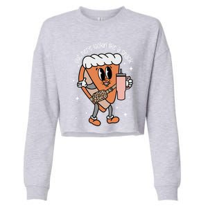 Out Here Looking Like A Snack Cute Boo Jee Xmas Trees Cakes Great Gift Cropped Pullover Crew