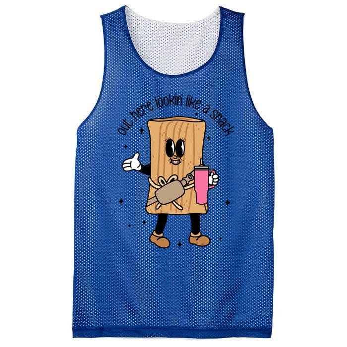 Out Here Lookin Like A Snack Christmas Tamale Meaningful Gift Mesh Reversible Basketball Jersey Tank