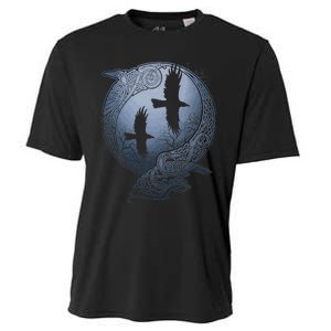 Odins Huginn & Muninn Norse Mythology Cooling Performance Crew T-Shirt