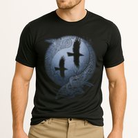 Odins Huginn & Muninn Norse Mythology Cooling Performance Crew T-Shirt