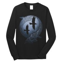 Odins Huginn & Muninn Norse Mythology Long Sleeve Shirt