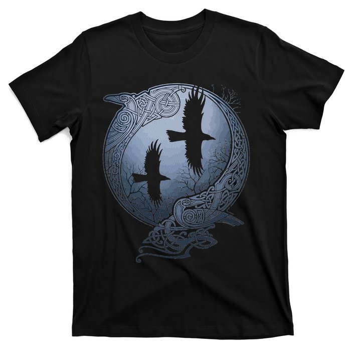 Odins Huginn & Muninn Norse Mythology T-Shirt