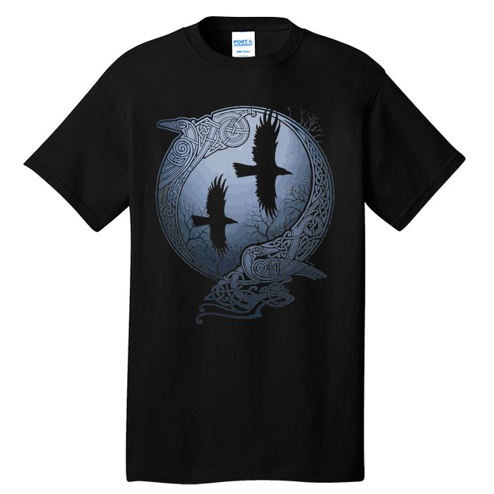 Odins Huginn & Muninn Norse Mythology Tall T-Shirt