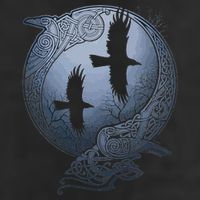 Odins Huginn & Muninn Norse Mythology Adult Drive Performance Visor