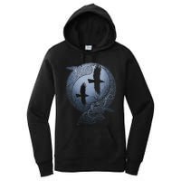 Odins Huginn & Muninn Norse Mythology Women's Pullover Hoodie