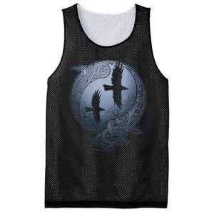 Odins Huginn & Muninn Norse Mythology Mesh Reversible Basketball Jersey Tank