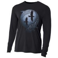 Odins Huginn & Muninn Norse Mythology Cooling Performance Long Sleeve Crew