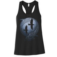 Odins Huginn & Muninn Norse Mythology Women's Racerback Tank