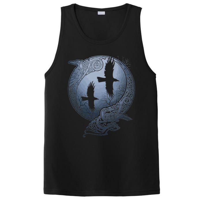 Odins Huginn & Muninn Norse Mythology PosiCharge Competitor Tank