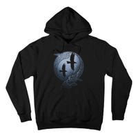 Odins Huginn & Muninn Norse Mythology Tall Hoodie