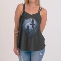 Odins Huginn & Muninn Norse Mythology Women's Strappy Tank