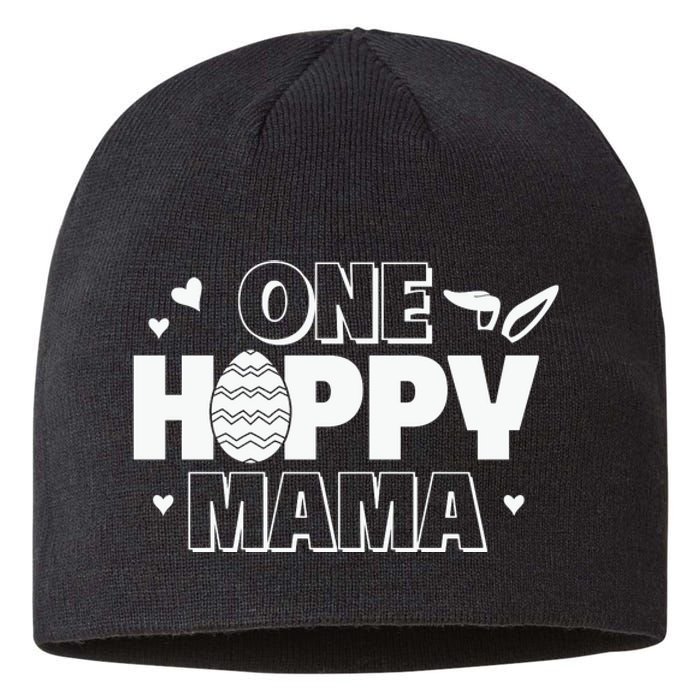 One Happy Mama Easter Mom Mother's Day Easter Day Sustainable Beanie