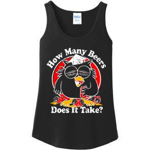 Owl How Many Beers Does It Take Funny Ladies Essential Tank