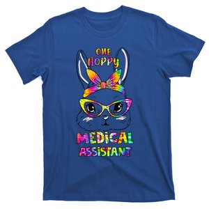 One Happy Medical Assistant Bunny Face Tie Dye Happy Easter Meaningful Gift T-Shirt