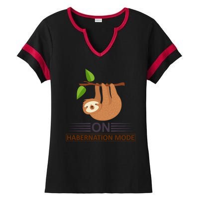 On Habernation Mode Ladies Halftime Notch Neck Tee