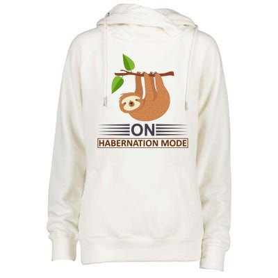 On Habernation Mode Womens Funnel Neck Pullover Hood