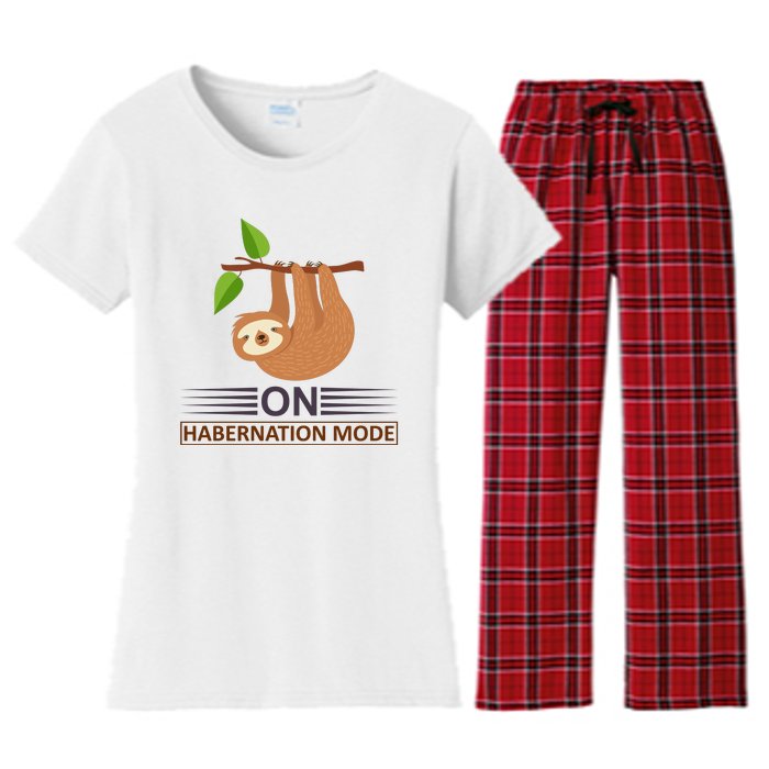 On Habernation Mode Women's Flannel Pajama Set