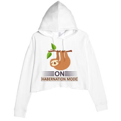 On Habernation Mode Crop Fleece Hoodie