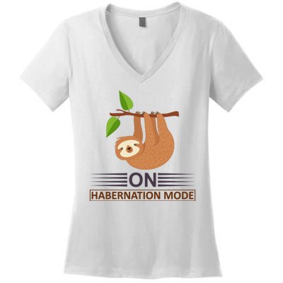 On Habernation Mode Women's V-Neck T-Shirt