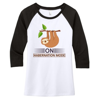 On Habernation Mode Women's Tri-Blend 3/4-Sleeve Raglan Shirt