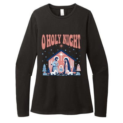 O Holy Night Womens CVC Long Sleeve Shirt